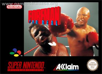 Cover Foreman For Real for Super Nintendo